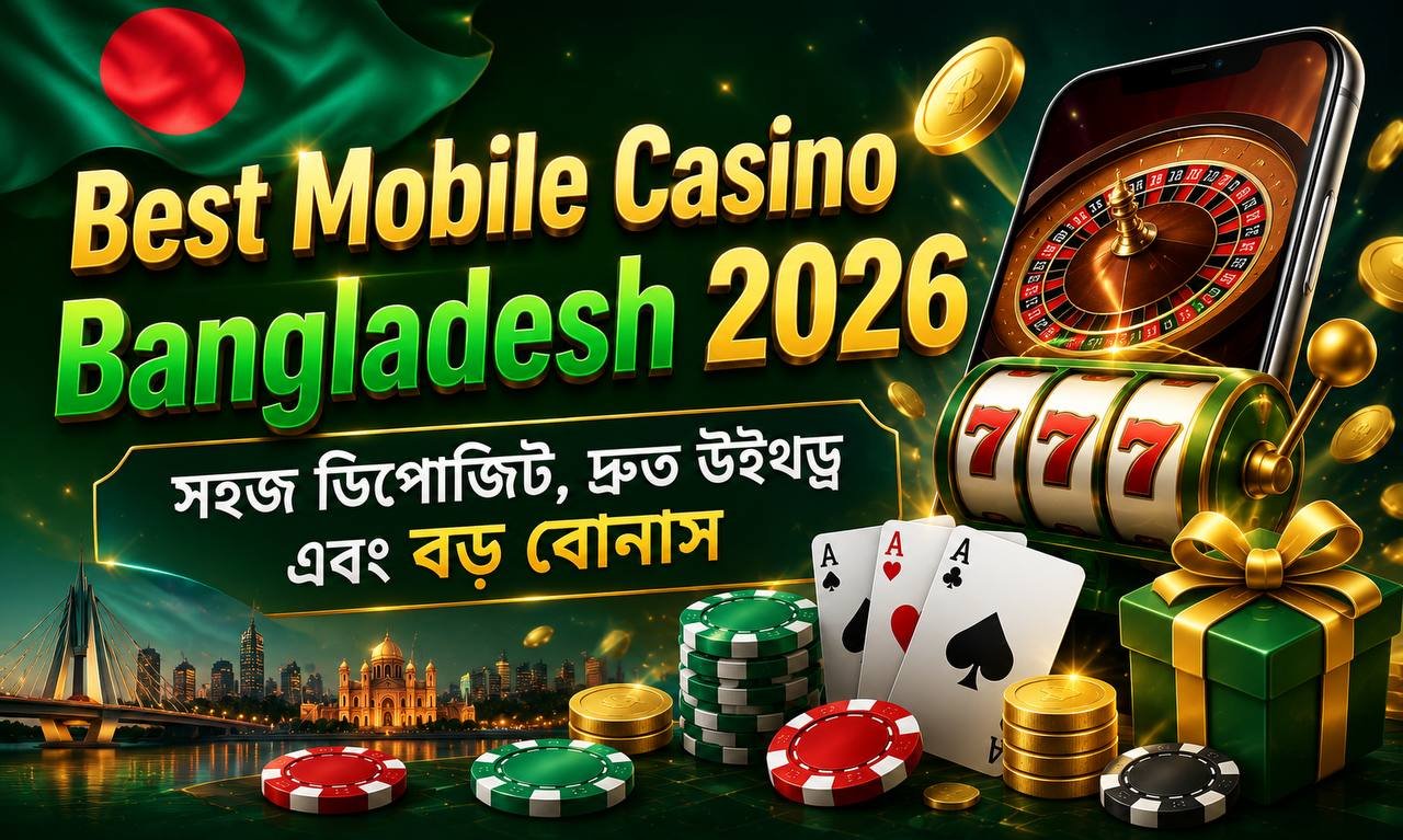 Best Mobile Casino Bangladesh 2026 – সহজ ডিপোজিট, দ্রুত উইথড্র এবং বড় বোনাস
