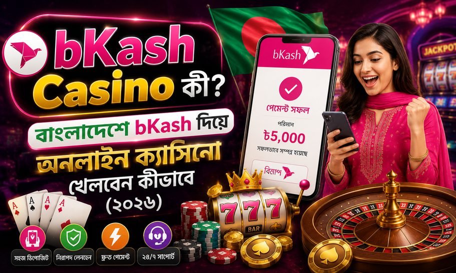 bKash Casino কী? বাংলাদেশে bKash দিয়ে অনলাইন ক্যাসিনো খেলার নিরাপদ পদ্ধতি (২০২৬)
